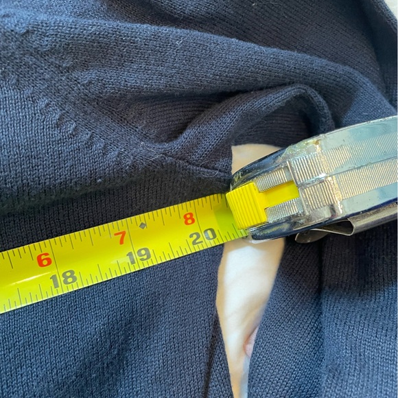 Tommy Hilfiger long sleeve crew neck nautical anchor sweater size Xlarge- navy - Picture 8 of 8